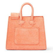 The Ibukun Tiny Tote — Coral Suede