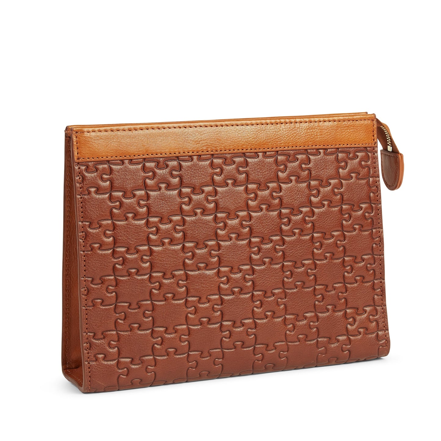 Tinuke Tail Clutch — Nkari Honey Brown alt 1