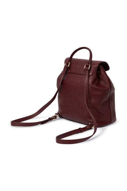 Funmilayo Backpack — Red Oxblood back