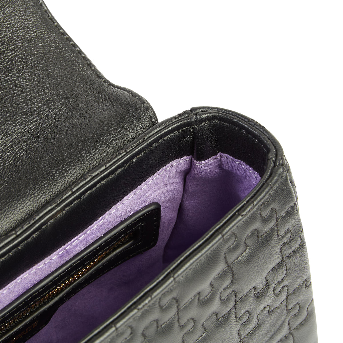 The Darasimi Chain Bag - Black Lamb