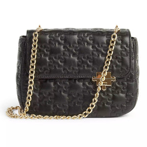 The Darasimi Chain Bag - Black Lamb