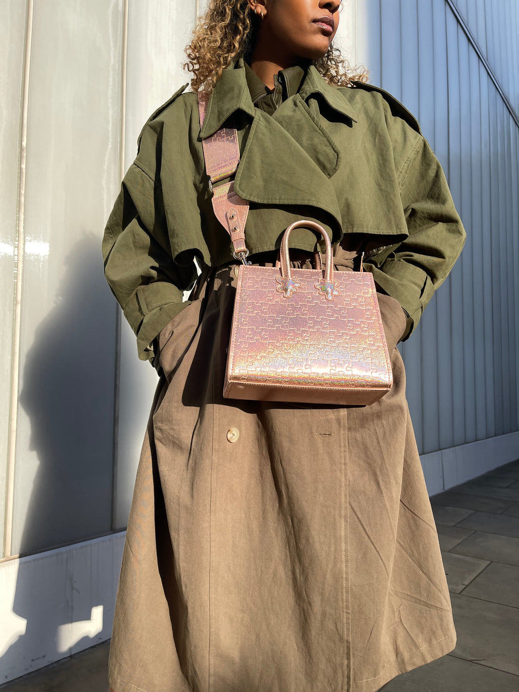 Ibukun Tiny Tote | Pink Glitter - Daniel Diyepirye™️