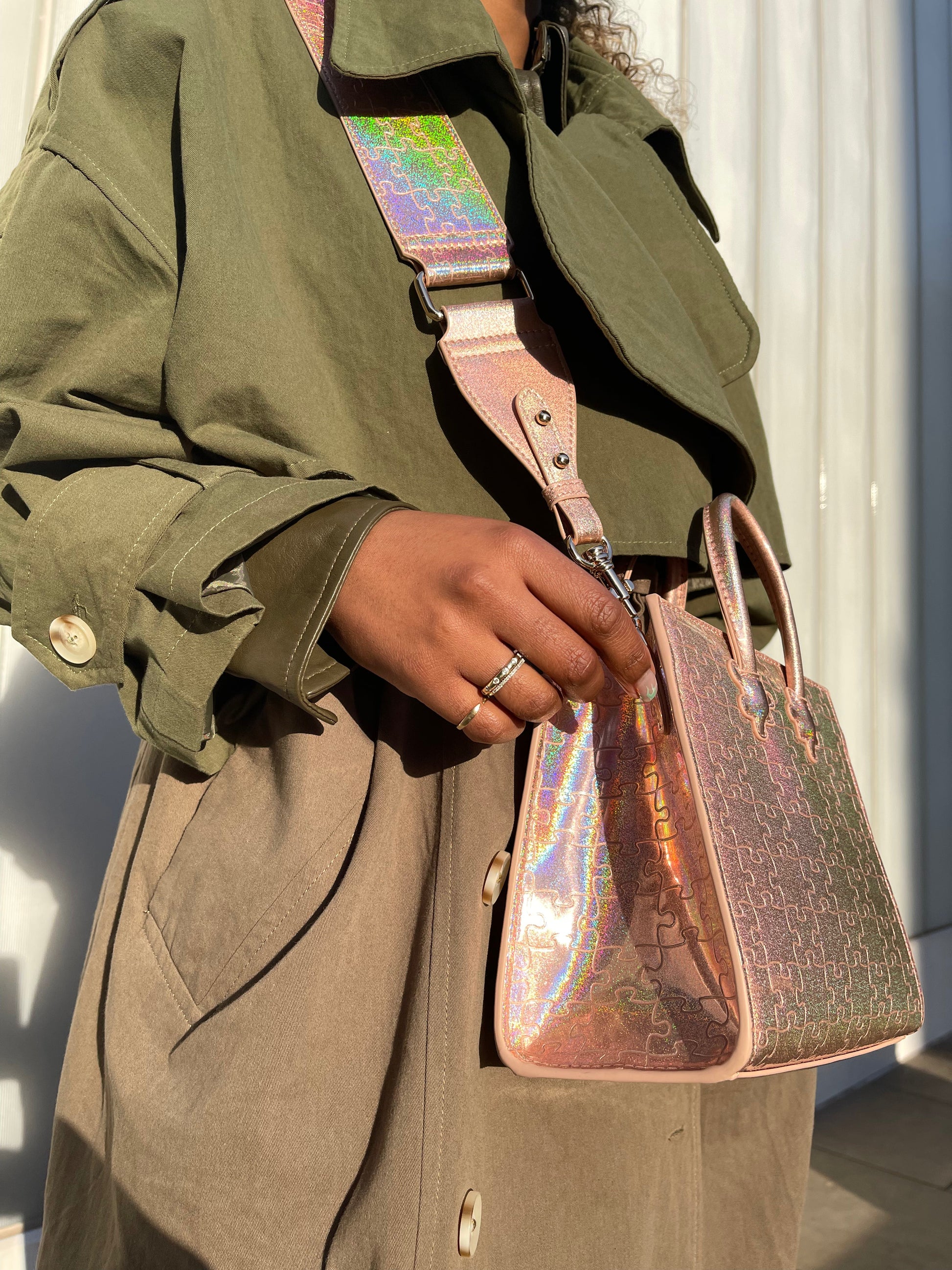 Ibukun Tiny Tote | Pink Glitter - Daniel Diyepirye™️