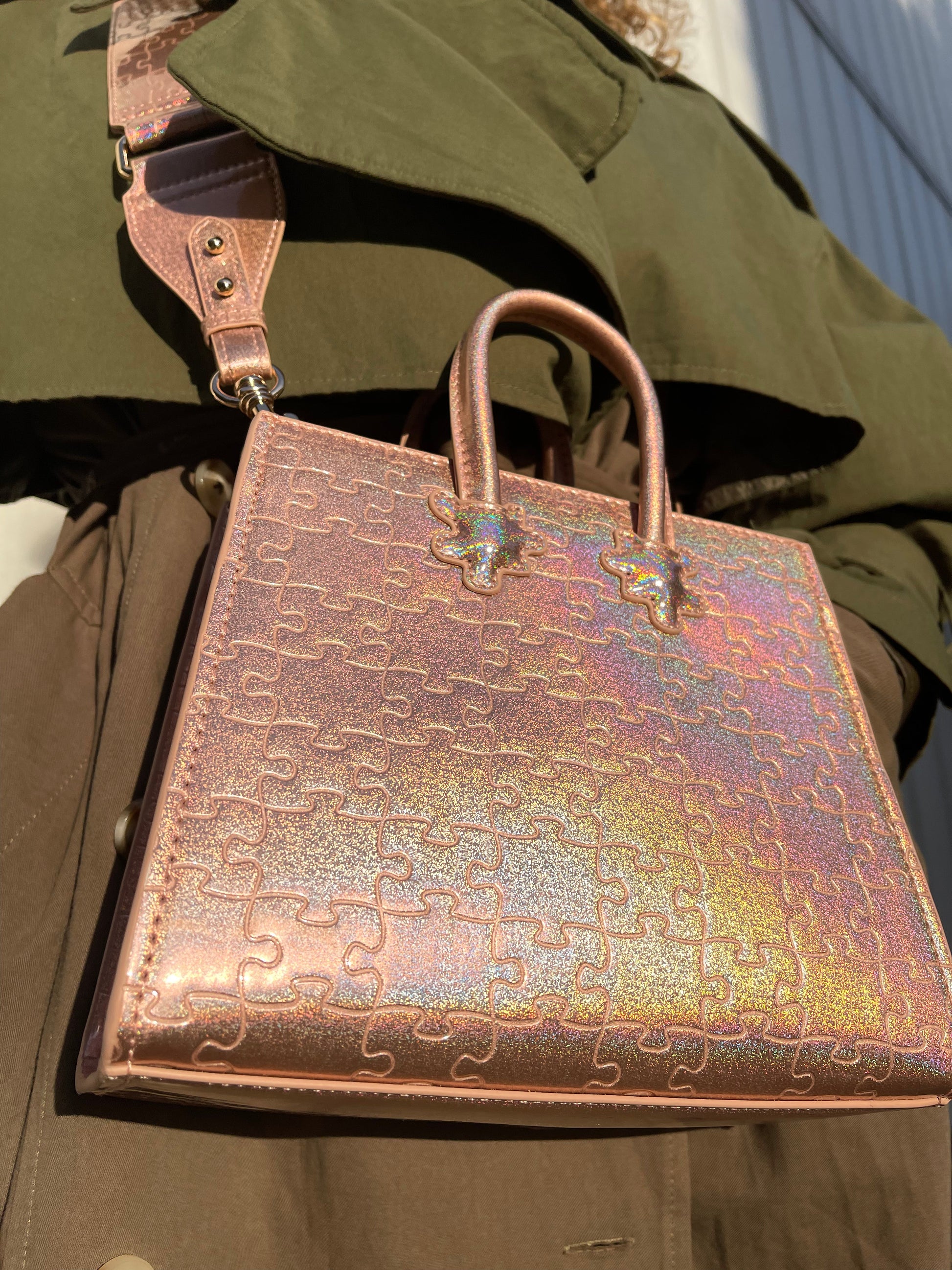 Ibukun Tiny Tote | Pink Glitter - Daniel Diyepirye™️