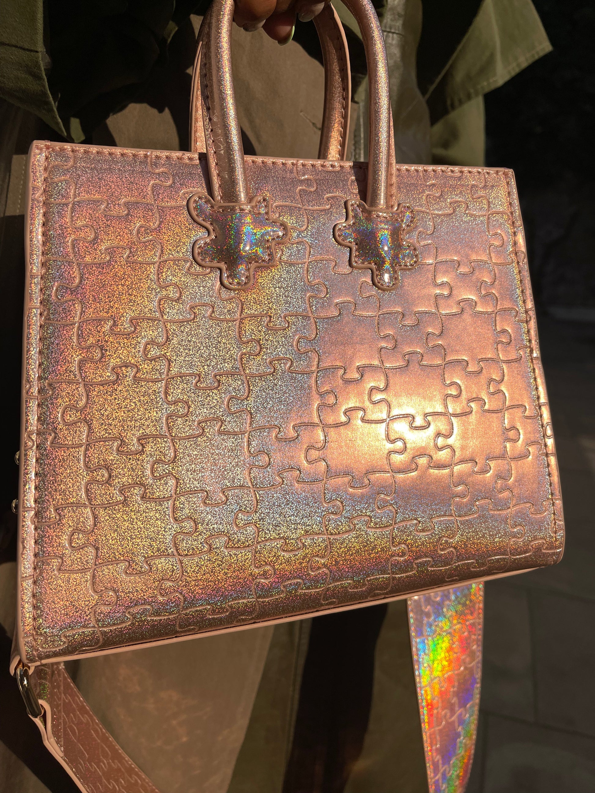 Ibukun Tiny Tote | Pink Glitter - Daniel Diyepirye™️