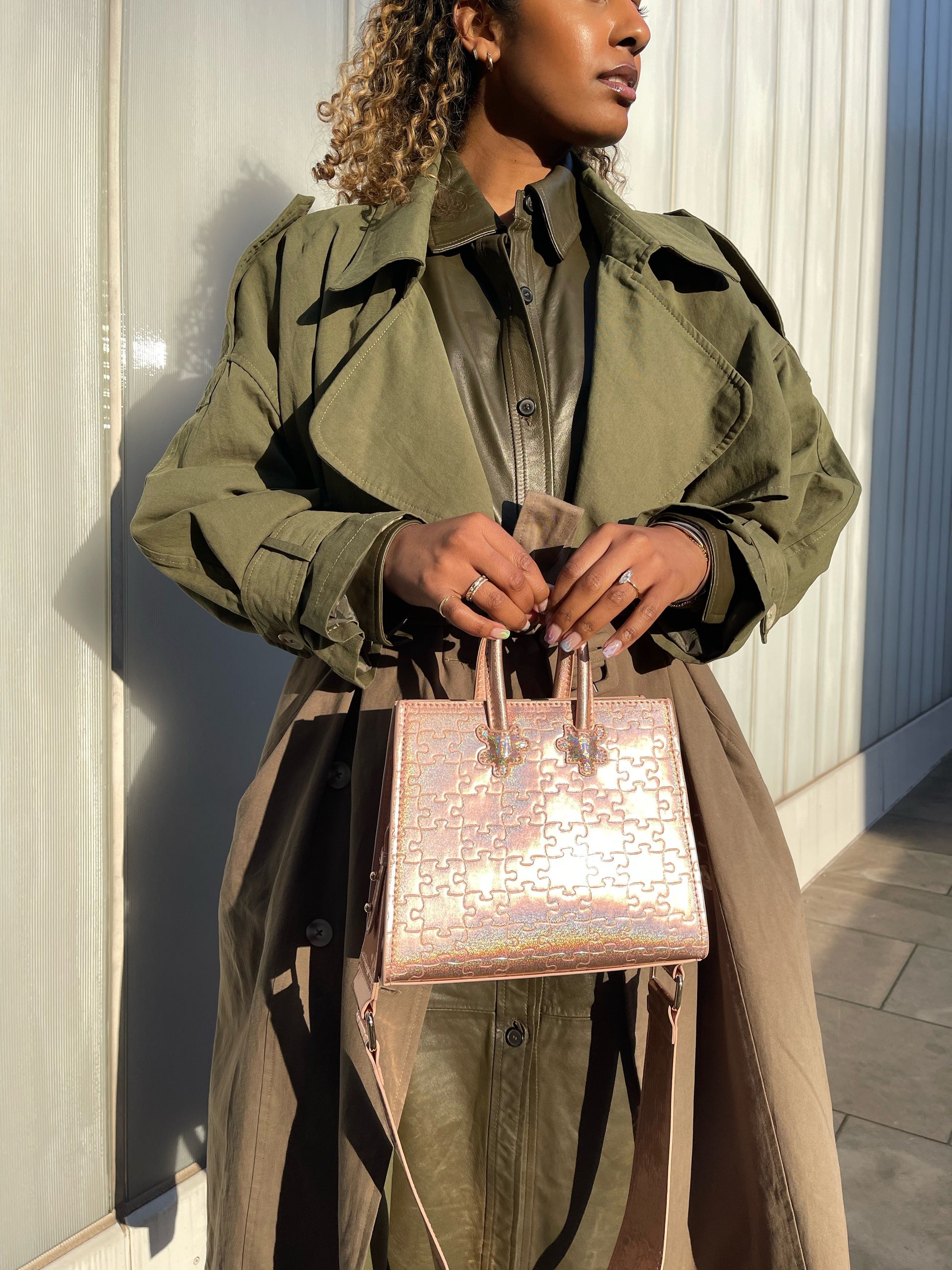 Ibukun Tiny Tote | Pink Glitter - Daniel Diyepirye™️
