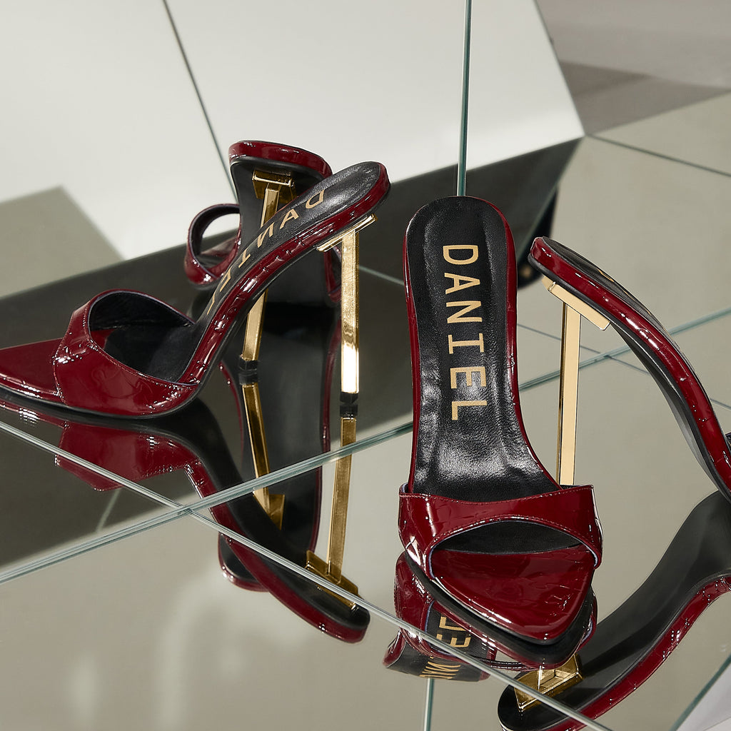 Teniola Patent Leather mule - Daniel Diyepirye™️