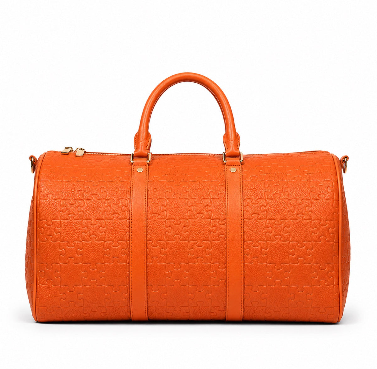 The Orange Bundle · Abimbola duffle in Orange Puzzle