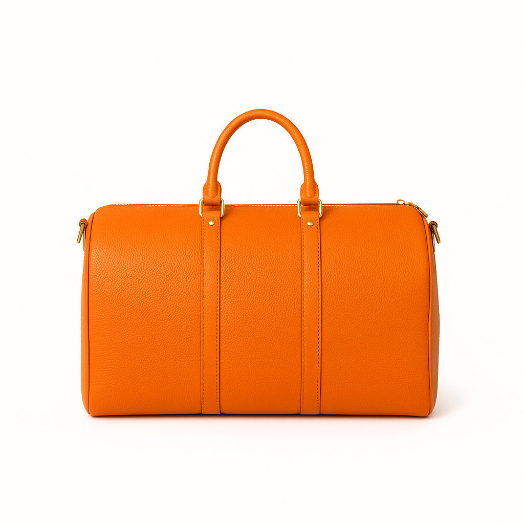 The Abimbola Jigsaw Duffle — Orange Togo