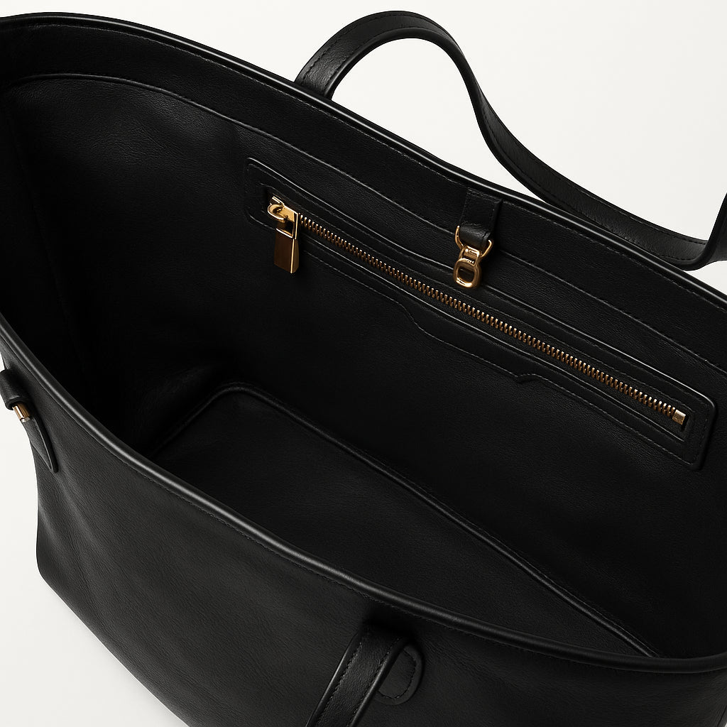 The Oluwaseun Shopper — Black Waxed