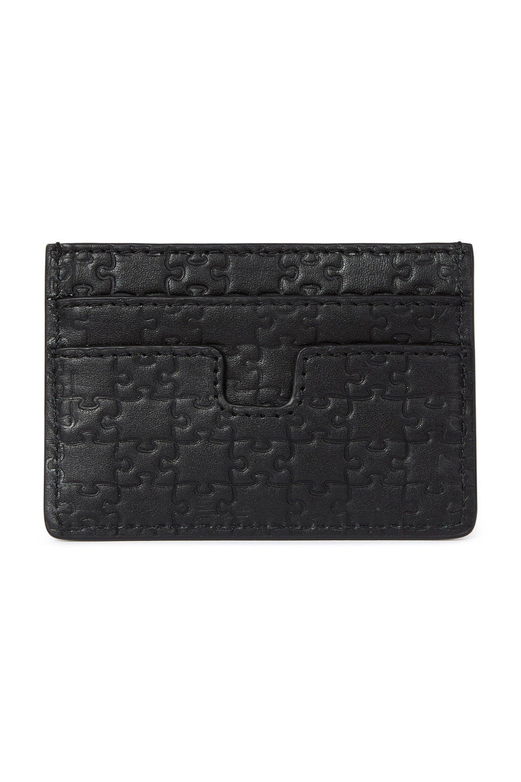 The Bisi Card Holder — Classic Black — front hero on white background — CANONICAL Black hero