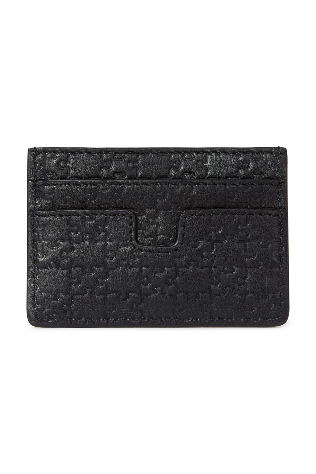 The Bisi Card Holder — Classic Black — front hero on white background — CANONICAL Black hero