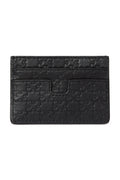 The Bisi Card Holder — Classic Black — front hero on white background — CANONICAL Black hero
