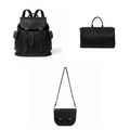 Classic Black Travel Set · 3 bags — all three bags and individual details