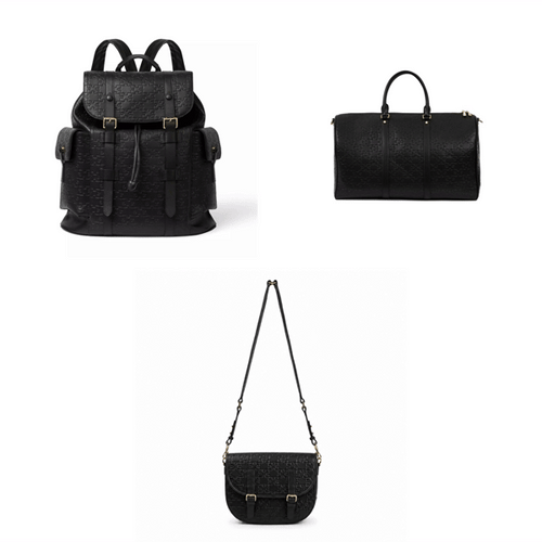 Classic Black Travel Set · 3 bags — all three bags and individual details