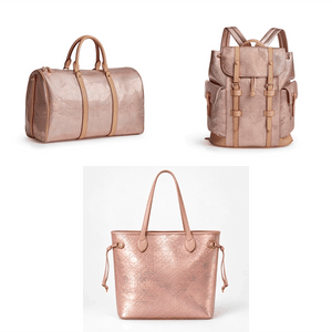 Pink Glitter Travel Set · 3 bags