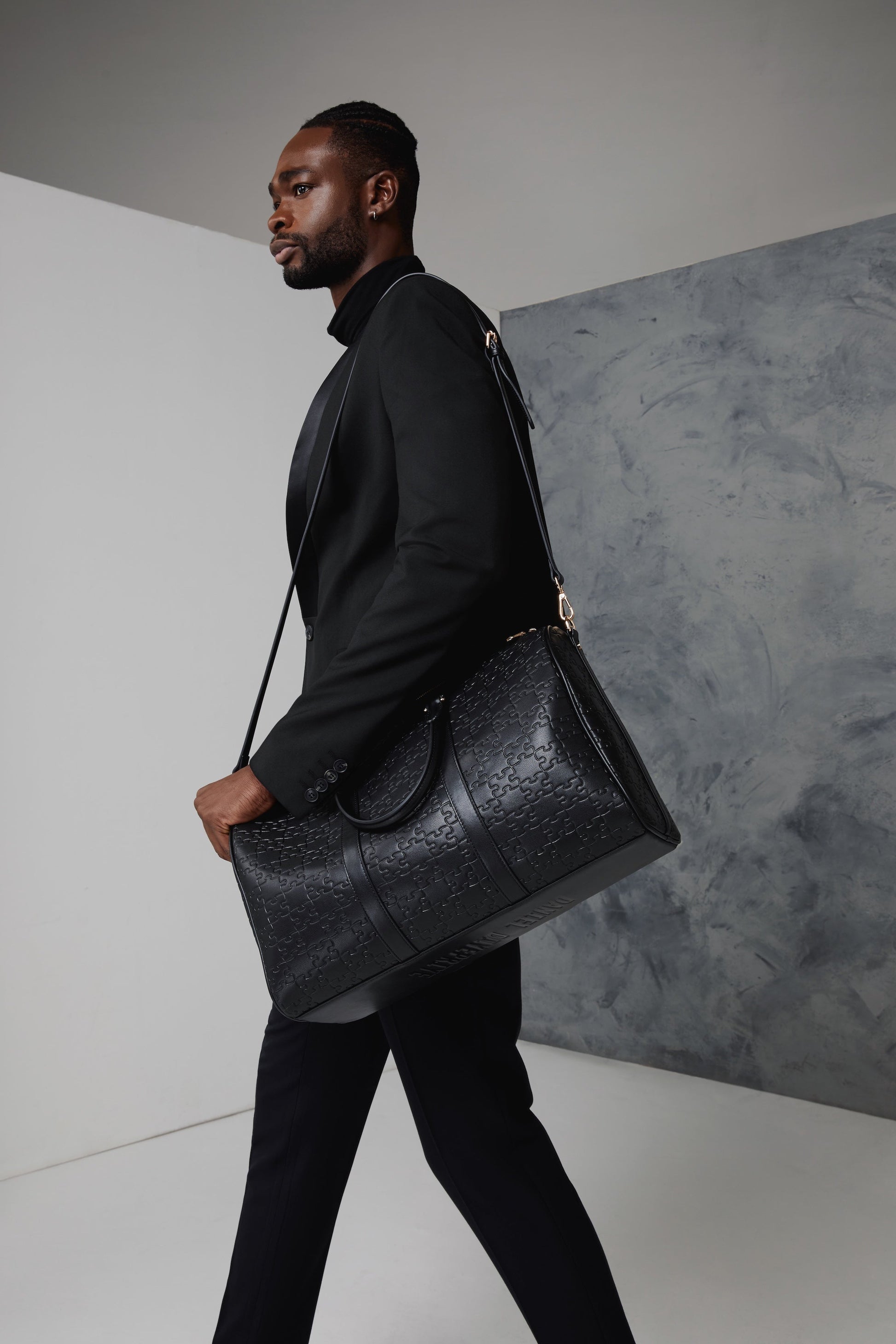 Abimbola Jigsaw Duffle Bag Vegan Leather - Daniel Diyepirye™️