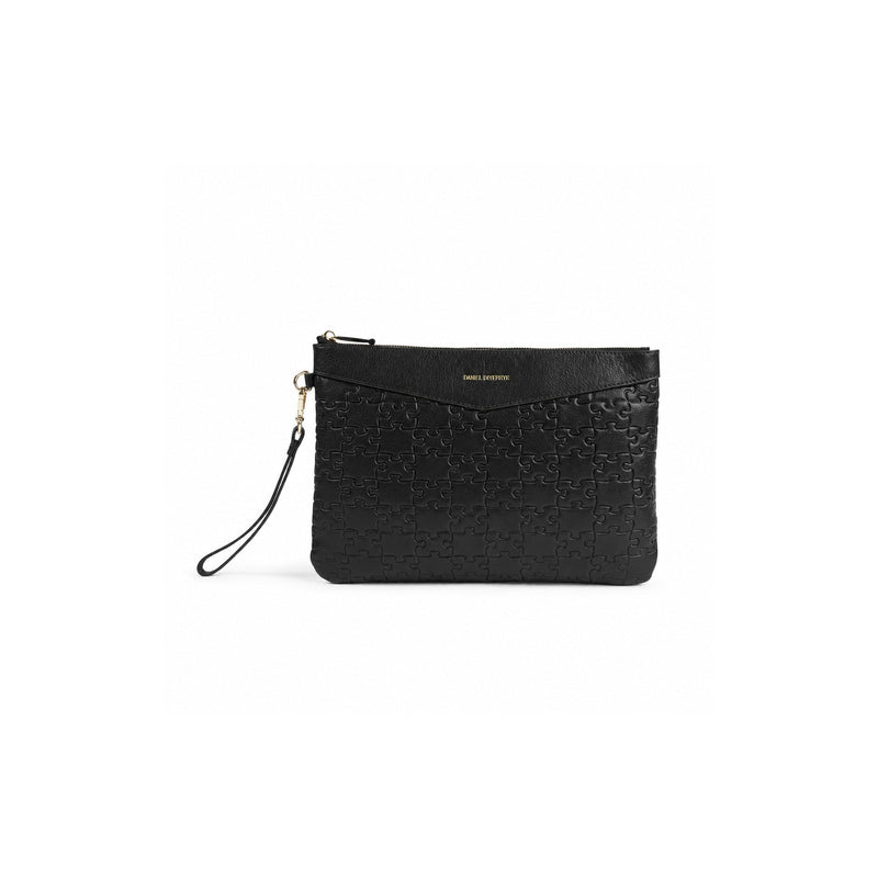 The Tomiwa Jigsaw Clutch - Black