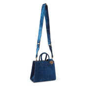 The Ibukun Tiny Tote — Blueberry Velvet