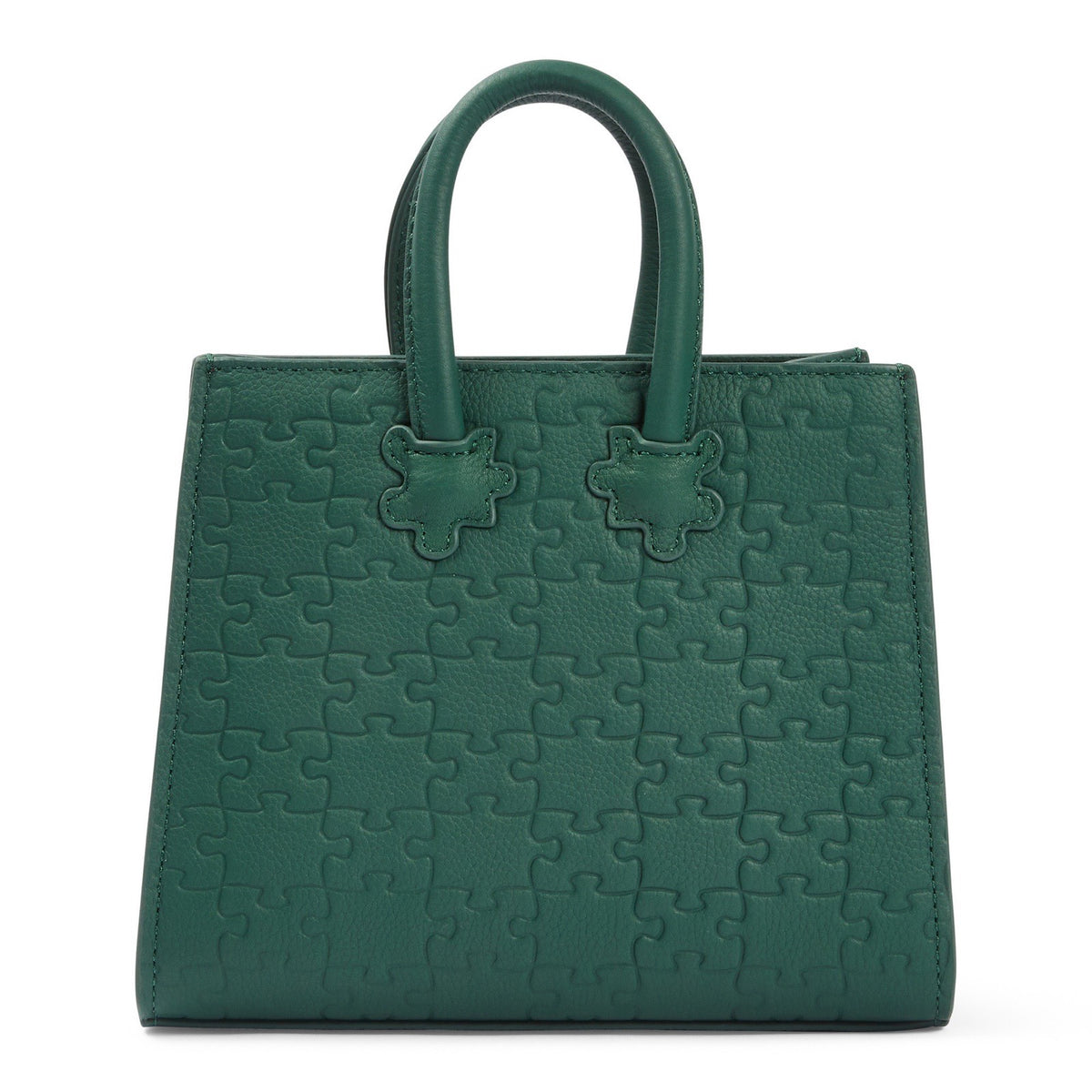 The Ibukun Tiny Tote - Green Togo Leather front hero
