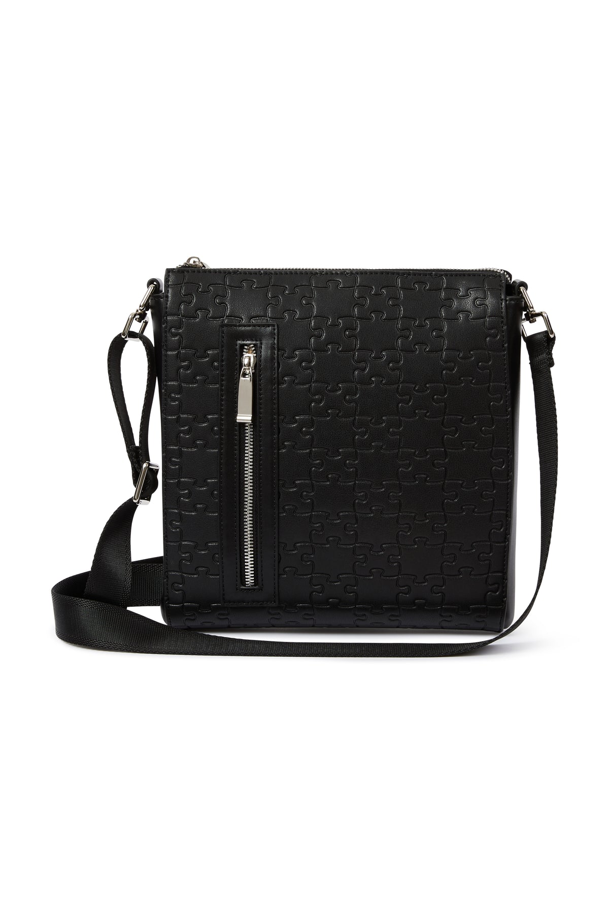 The Inioluwa Messenger Bag — Black — front hero