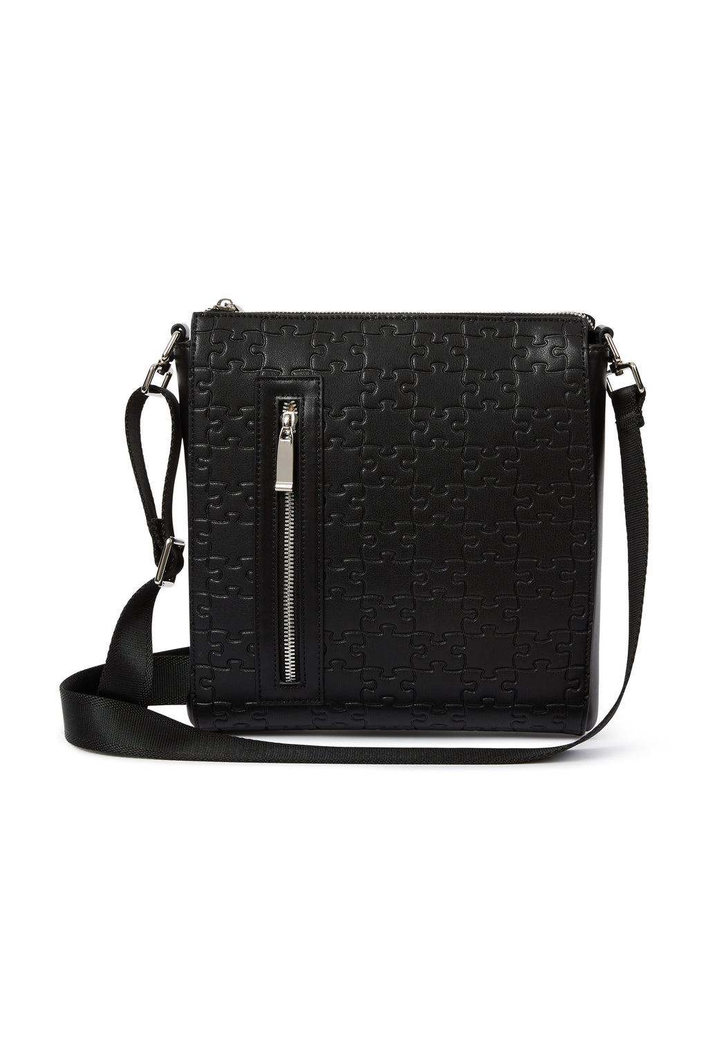 The Inioluwa Messenger Bag — Black — front hero