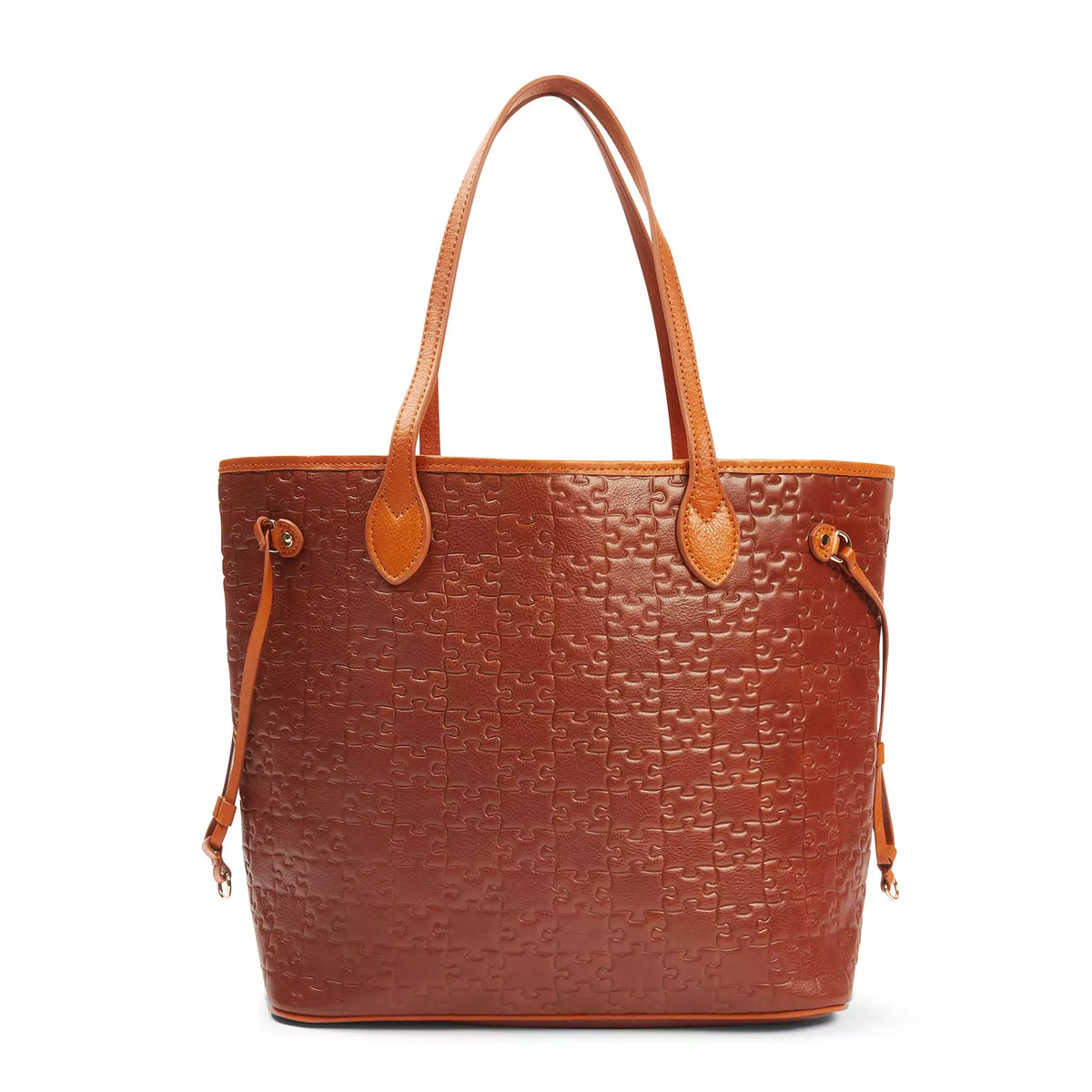 The Oluwaseun Shopper — Brown Waxed — front alt view