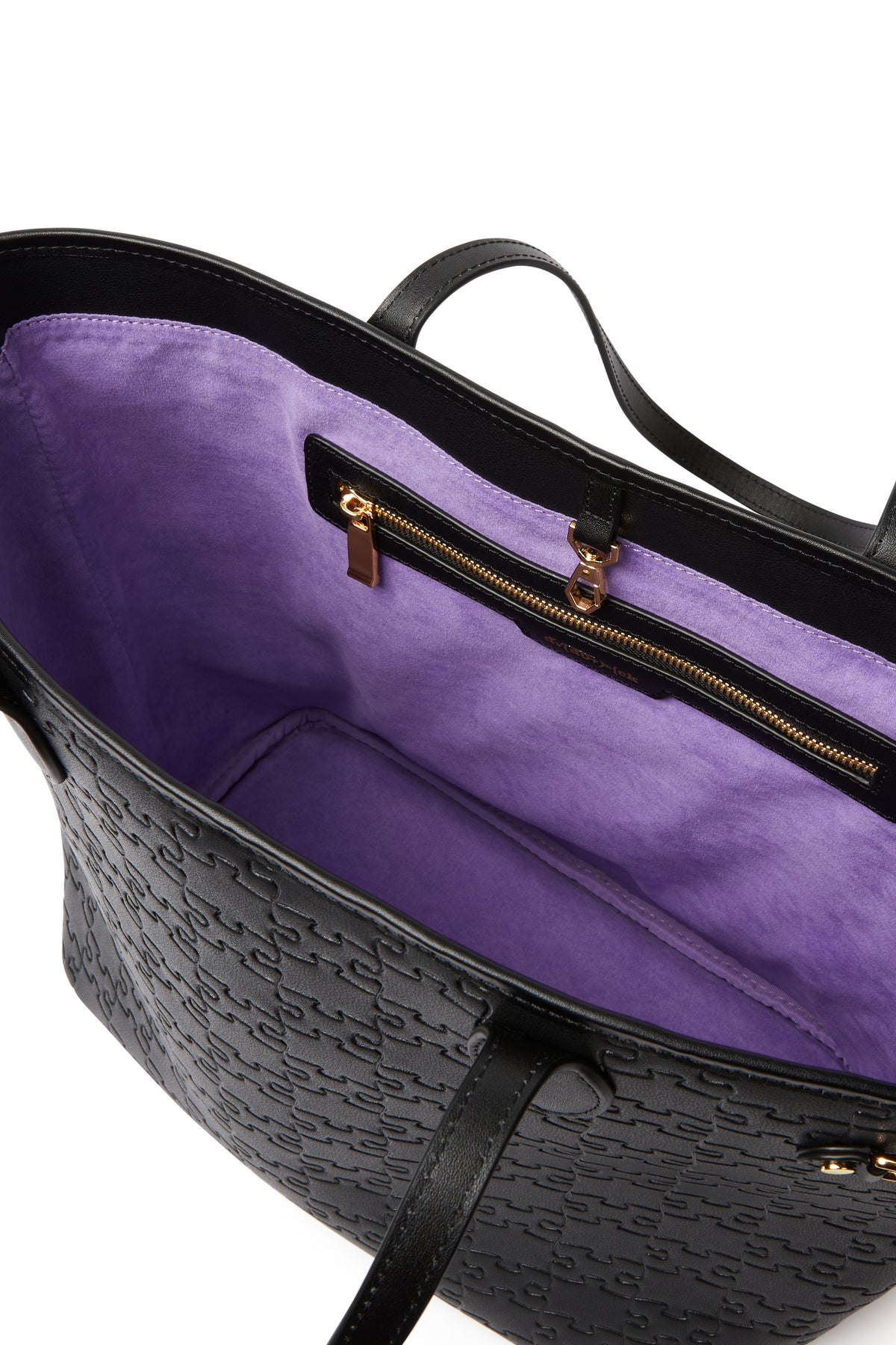 The Nkari Oluwaseun Hopper — Black — interior with velvet lining