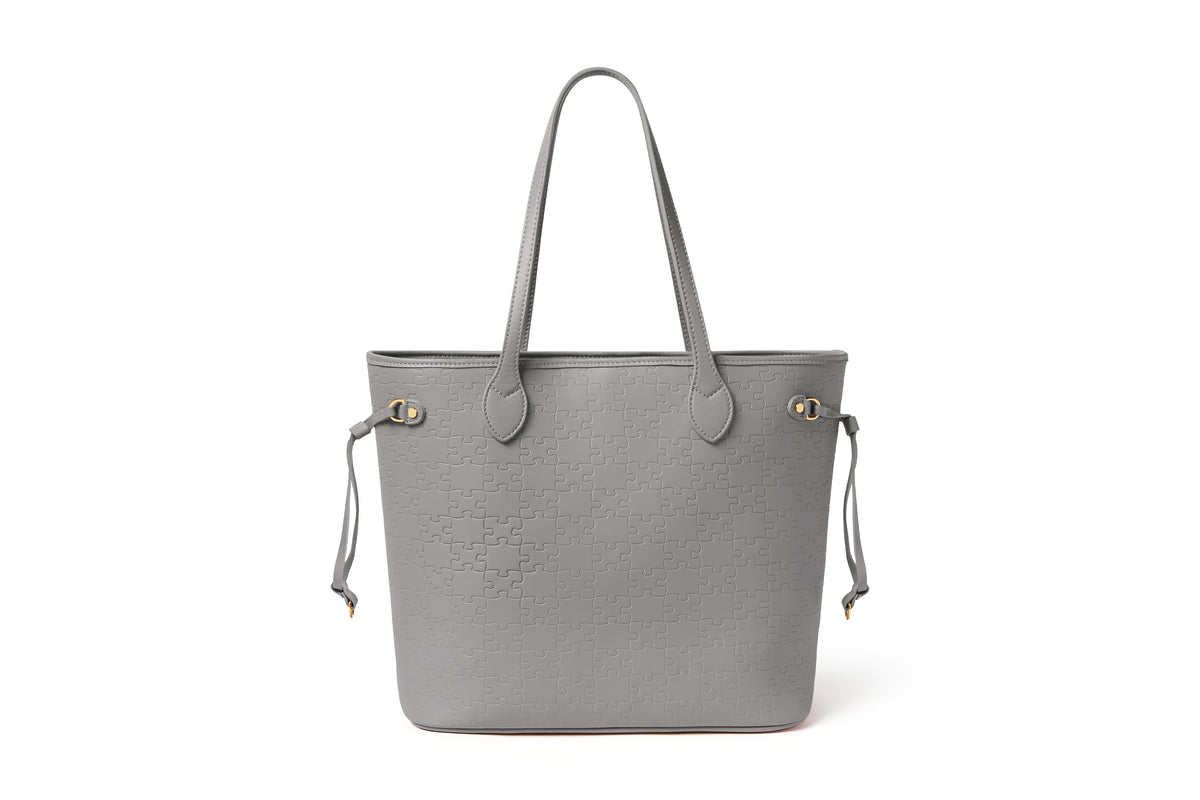 The Oluwaseun Shopper — Grey Waxed — front hero