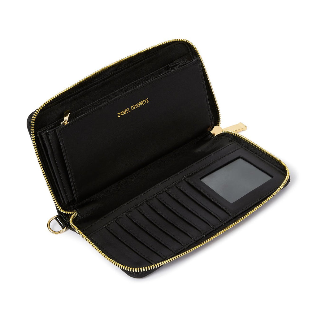The Funto Zip Purse — Black