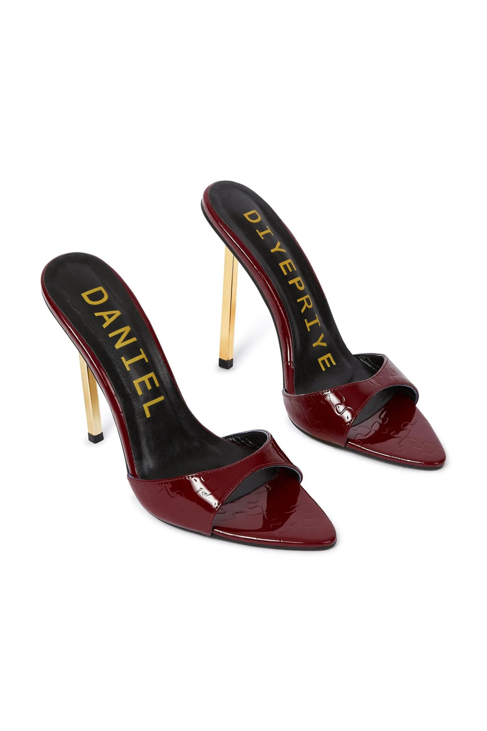 Teniola Patent Leather mule - Daniel Diyepirye™️