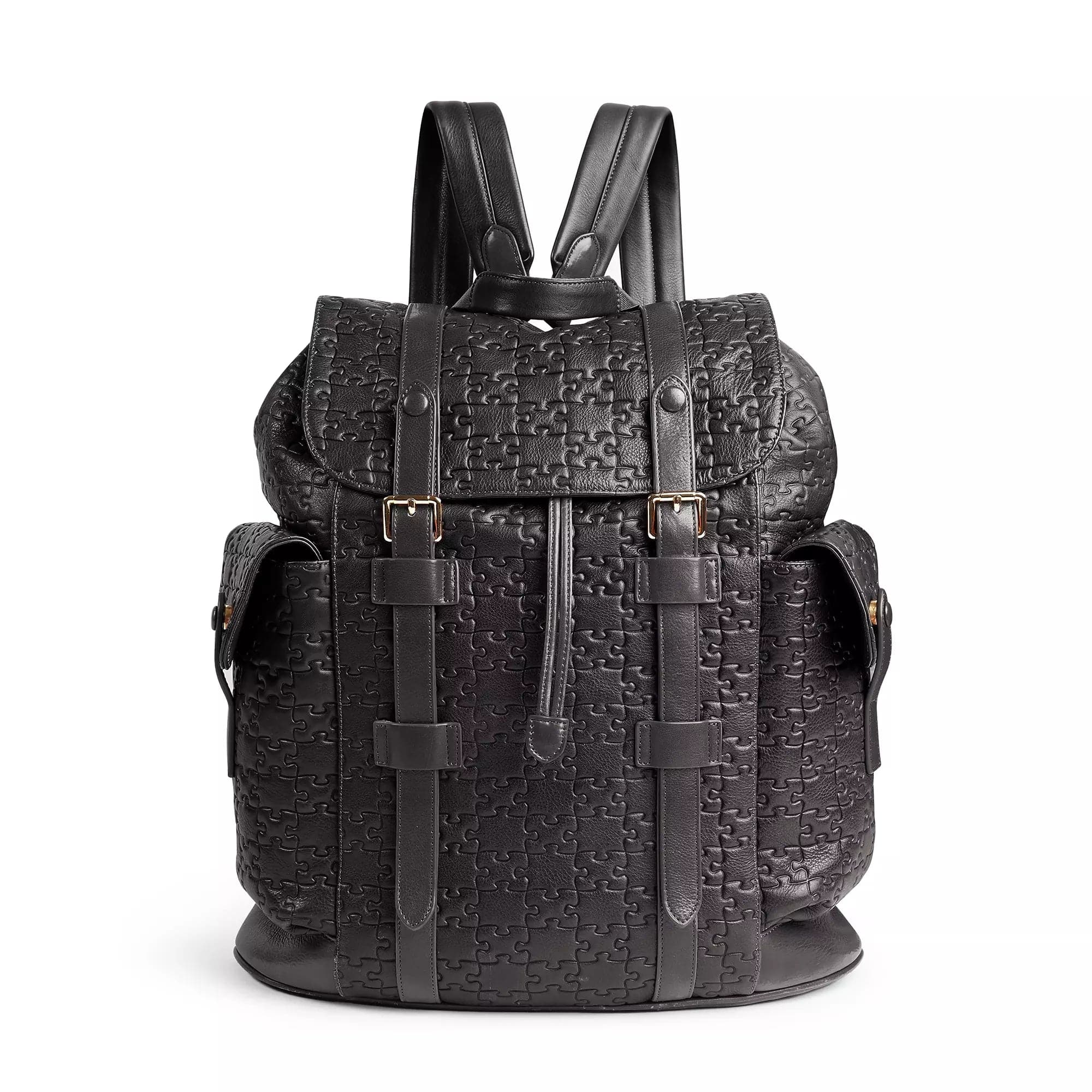 Tobi Backpack | Black Waxed Leather