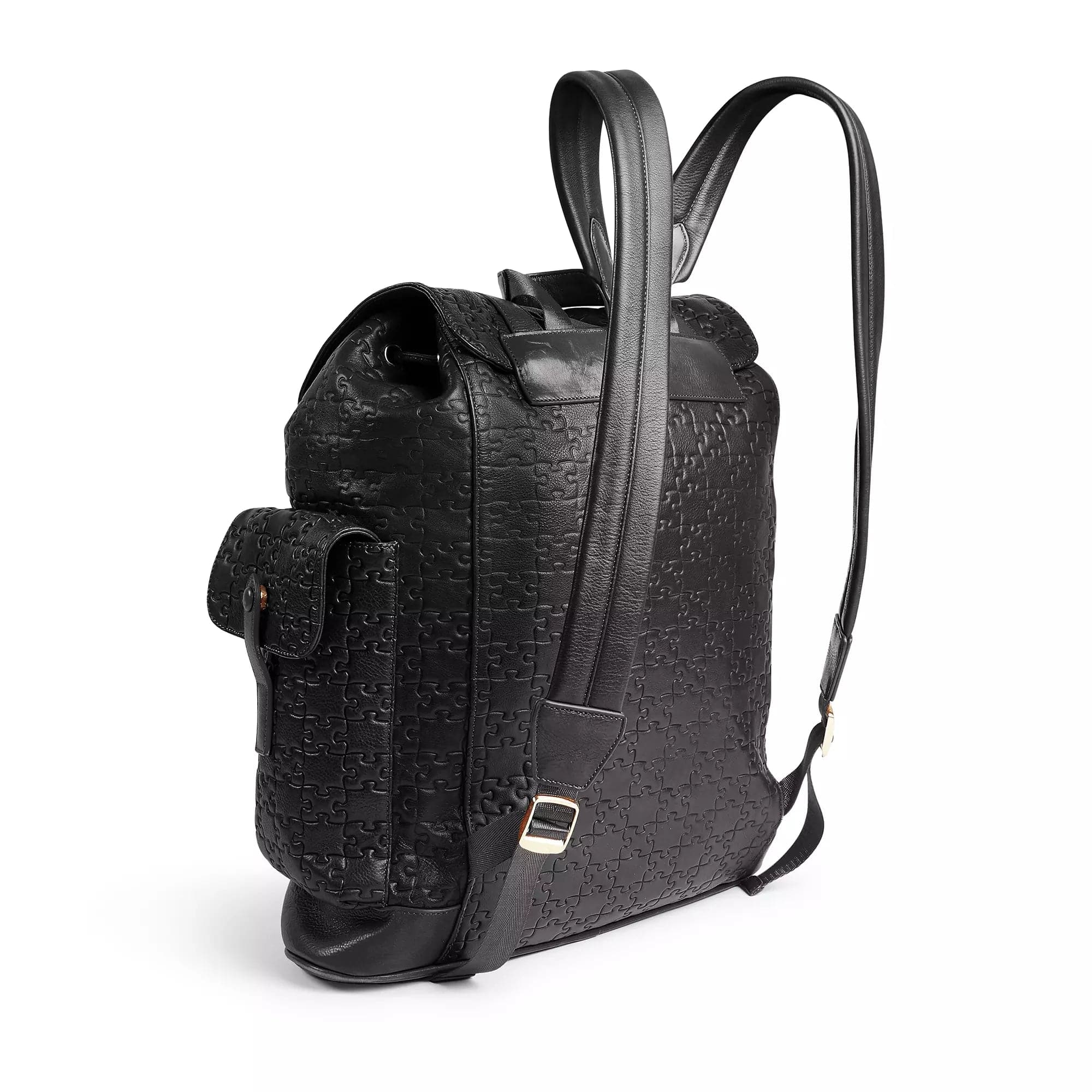 Tobi Backpack | Black Waxed Leather