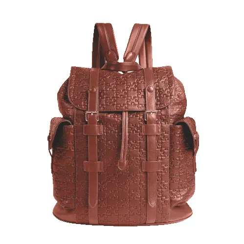 Tobi Backpack | Double Brown Waxed Leather